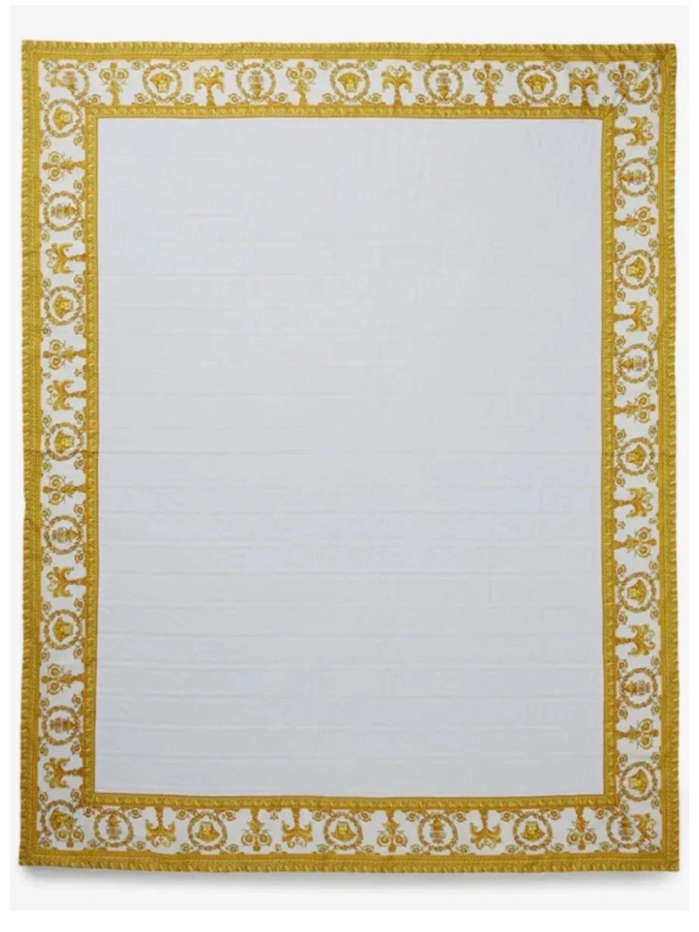 Versace White and Gold Barocco Beach Towel